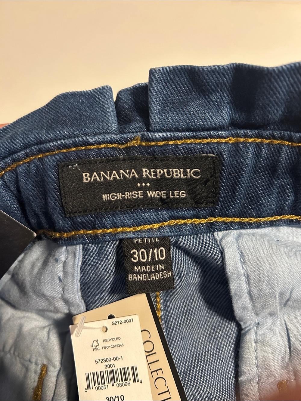 Banana Republic High-Rise Wide Leg Jeans - Picture 2 of 9